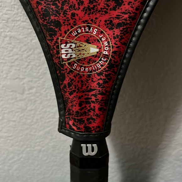 Wilson Pro 110 Red Tennis Racket & Cover - Picture 2 of 16